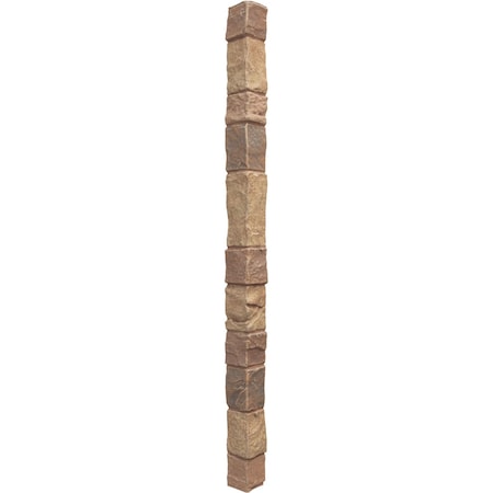Ekena Millwork Universal Outside Corner for StoneWall Faux Stone Siding Panels PNUOC03X48FB